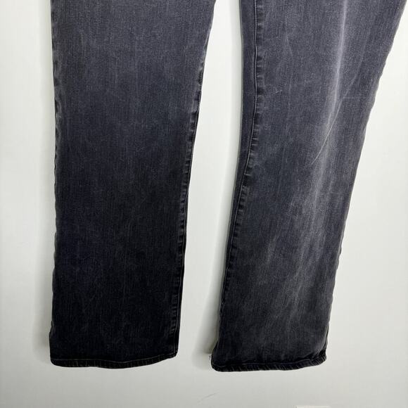 Betabrand Black Pull on Straight Boot Cut Jeans 2XL - Picture 5 of 8
